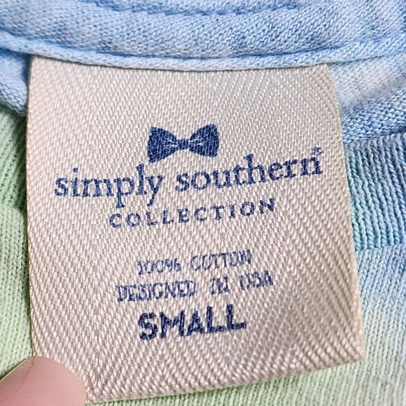 Simply Southern Collection Womens Small Tie Dye Unicorn T-Shirt - Picture 3 of 7